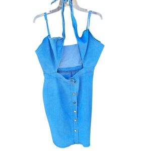 Blue Denim Dress Womens Size S